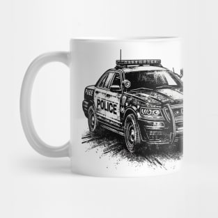 Police Car Mug